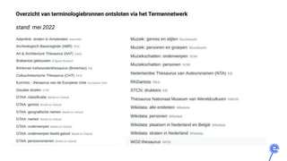 https://termennetwerk-api.netwerkdigitaalerfgoed.nl/graphiql
Voorbeeld van een GraphQL query
 
