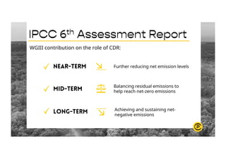 Ipcc Cd R CDR markets and policy by Eve Tamme | PDF