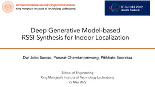 Deep Generative Model-based RSSI Synthesis for Indoor Localization | PDF