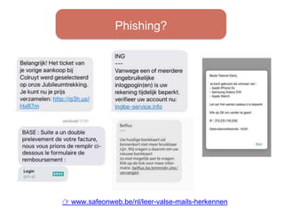 Tip: Installeer de Safe on web app
Verdachte e-mail? Forward naar verdacht@safeonweb.be
 