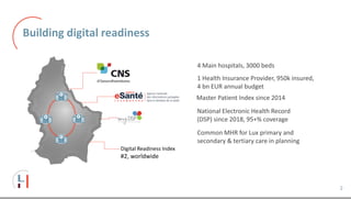 Luxembourg Health Tech Overview | PDF
