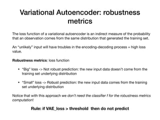 Robustness Metrics for ML Models based on Deep Learning Methods | PDF