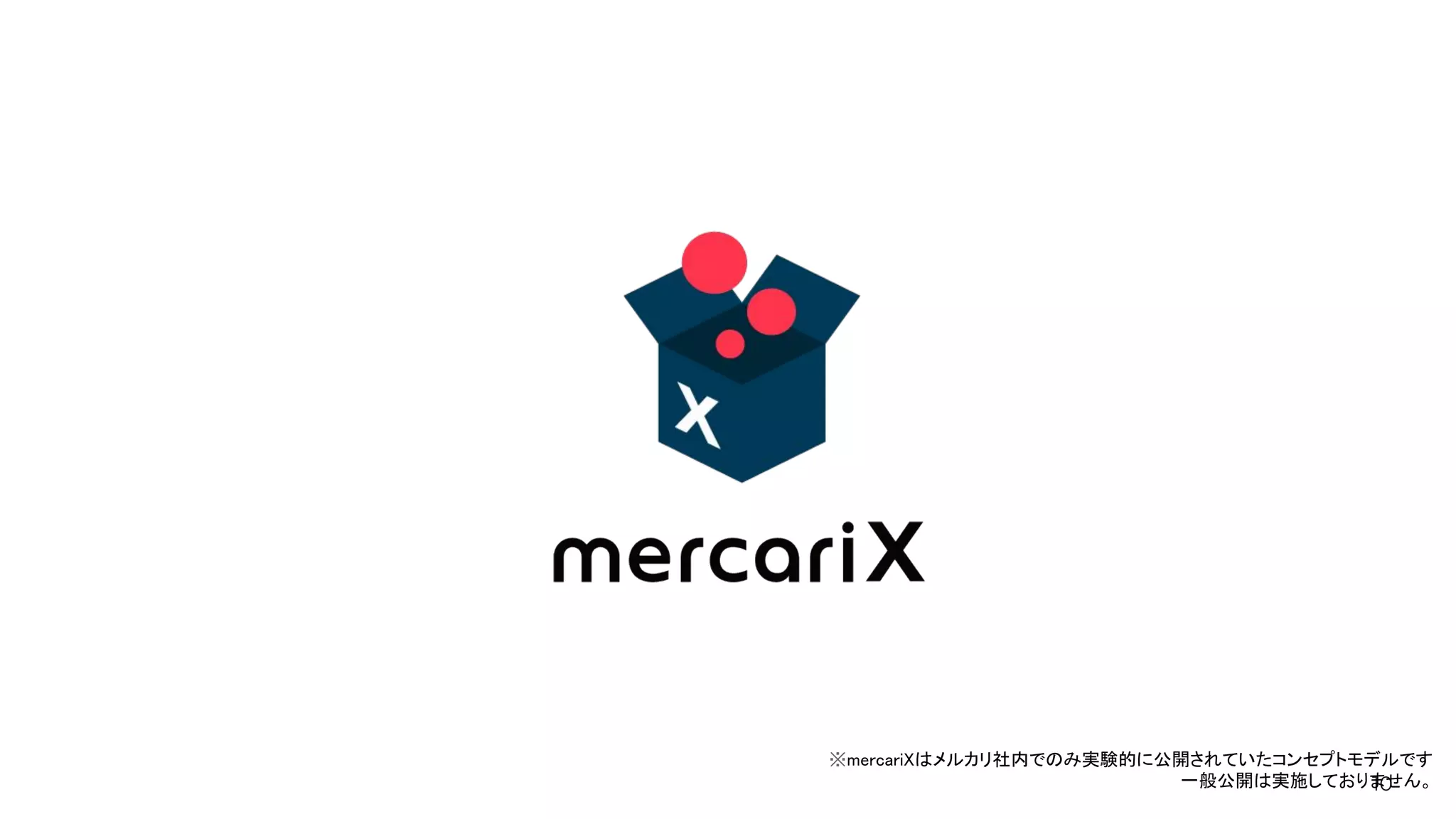 10
※mercariXはメルカリ社内でのみ実験的に公開されていたコンセプトモデルです  
一般公開は実施しておりません。
 