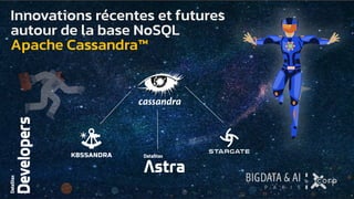 Innovations récentes et futures
autour de la base NoSQL
Apache Cassandra™
 