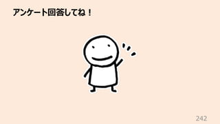 アンケート回答してね︕
242
 