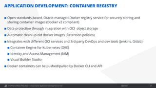 Cloud-native Application Development on OCI | PDF