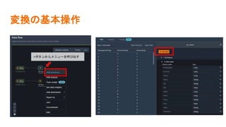 変換の基本操作
+ボタンからメニューを呼び出す
 