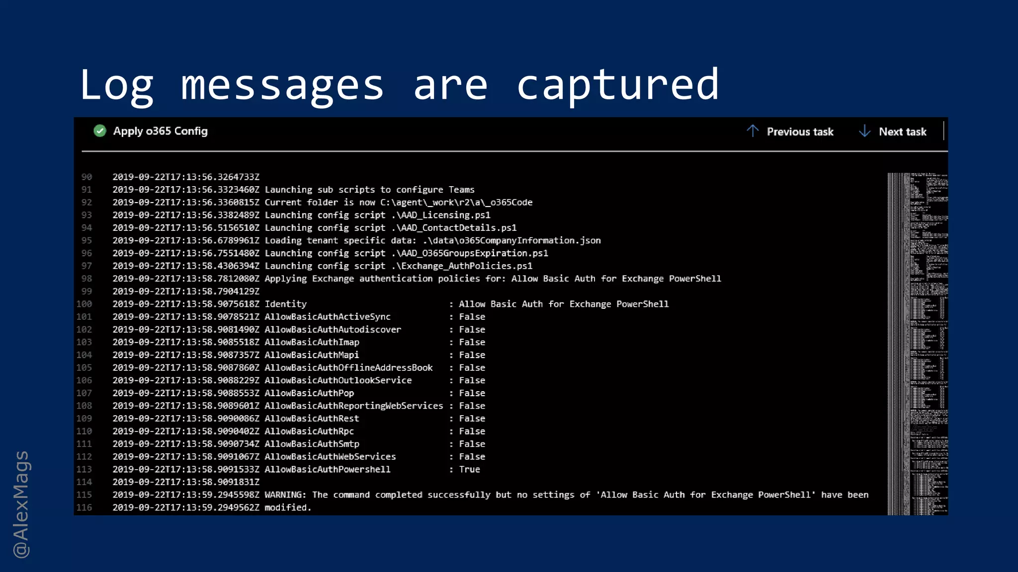 @AlexMags
Log messages are captured
 