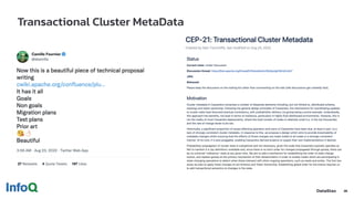 Transactional Cluster MetaData
26
 