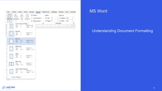 Document Automation: Building a Solid Foundation in MS Word | PPTX