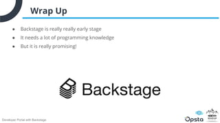Let's build Developer Portal with Backstage | PDF