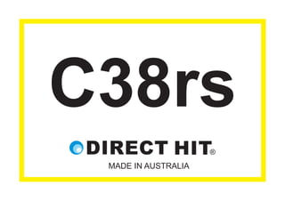 C38rs
MADE IN AUSTRALIA
 