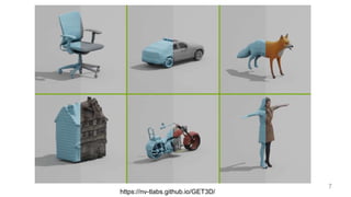 【DL輪読会】GET3D: A Generative Model of High Quality 3D Textured Shapes ...