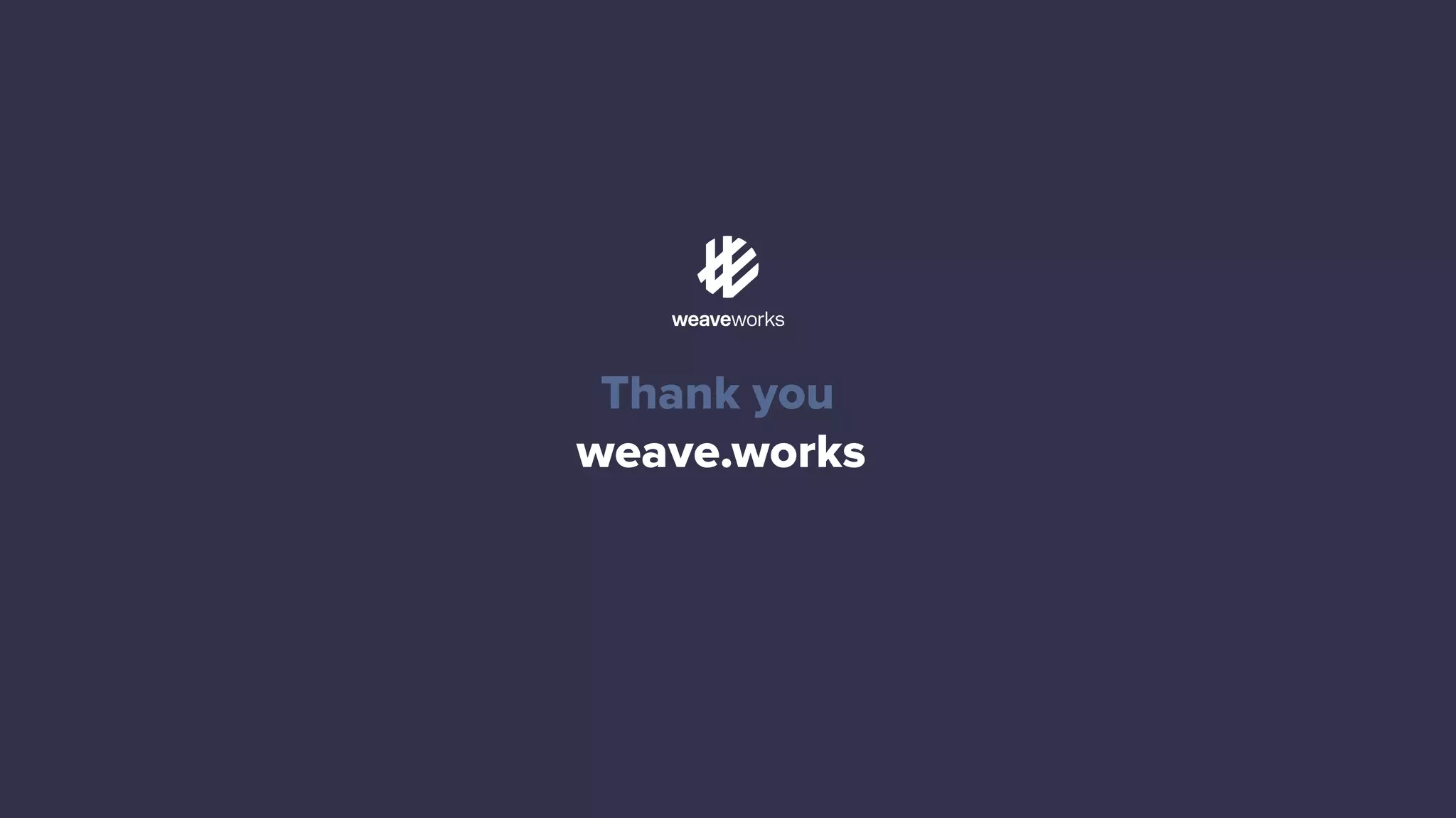 18 Conﬁdential do not distribute 18 weave.works Thank you 