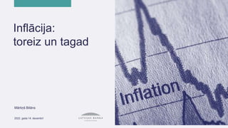Inflācija:
toreiz un tagad
2022. gada 14. decembrī
Mārtiņš Bitāns
 
