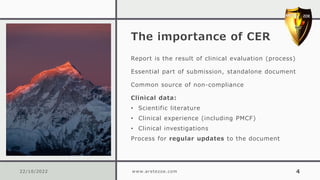 Clinical documentation for medical devices | PDF