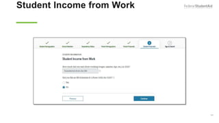 Student Income from Work
Independent
106
 