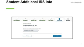 Student Additional IRS Info
Independent
108
 