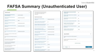 FAFSA Summary (Unauthenticated User) I 2
123
 