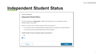 Independent Student Status
181
 