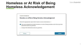 Homeless or At Risk of Being
Homeless Acknowledgement
185
 