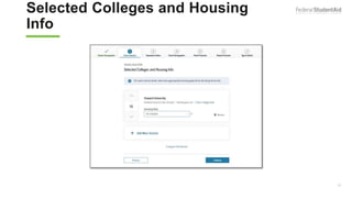 Selected Colleges and Housing
Info
31
 