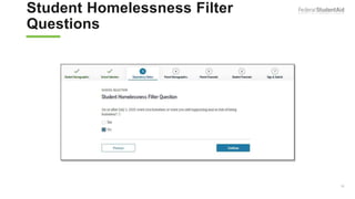 Student Homelessness Filter
Questions
35
 