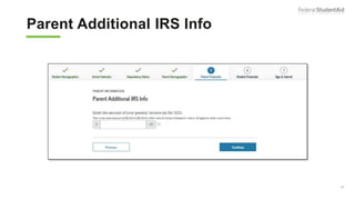 Parent Additional IRS Info
50
 