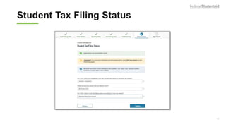 Student Tax Filing Status
55
 