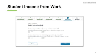 Student Income from Work
59
 