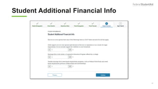 Student Additional Financial Info
62
 