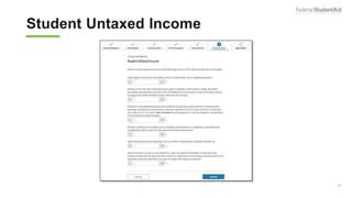 Student Untaxed Income
63
 