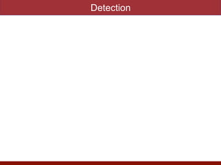 Detection
 