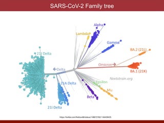 SARS-CoV-2 Family tree
https://twitter.com/
fi
refoxx66/status/1486727651146428425
 
