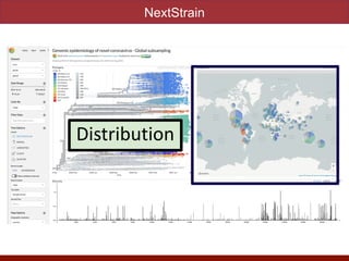 Distribution
NextStrain
 