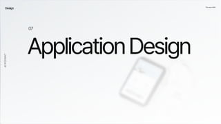 Design ThenewUAM
ApplicationDesign
07
AEROEMNT
 