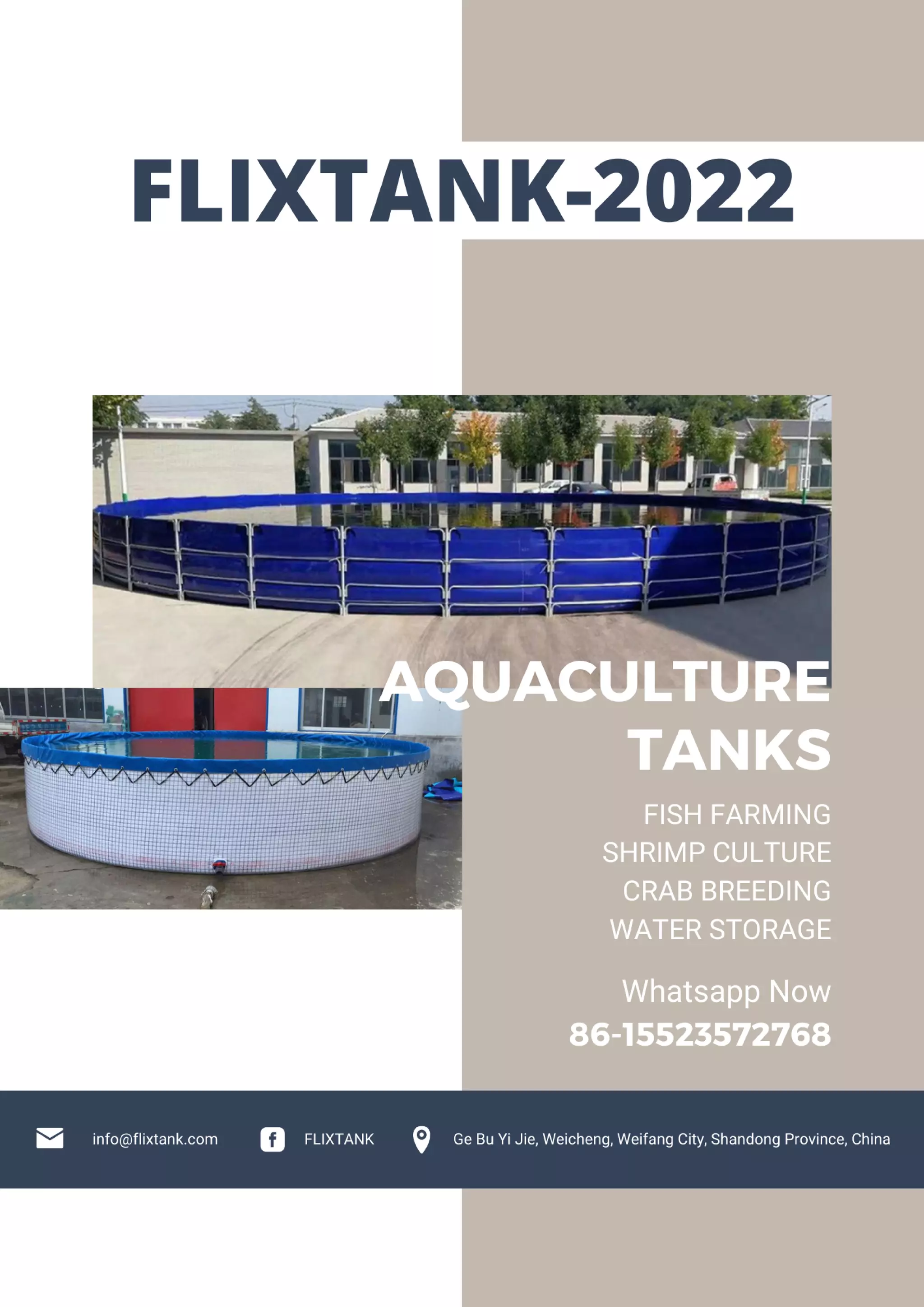 2022 Aquaculture Tank CatalogFlixtank.pdf Agriculture Industries