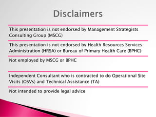 This presentation is not endorsed by Management Strategists
Consulting Group (MSCG)
This presentation is not endorsed by H...