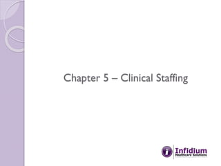Chapter 5 – Clinical Staffing
 