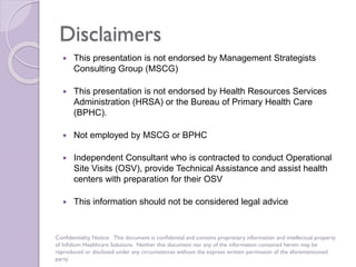 Disclaimers
 This presentation is not endorsed by Management Strategists
Consulting Group (MSCG)
 This presentation is n...