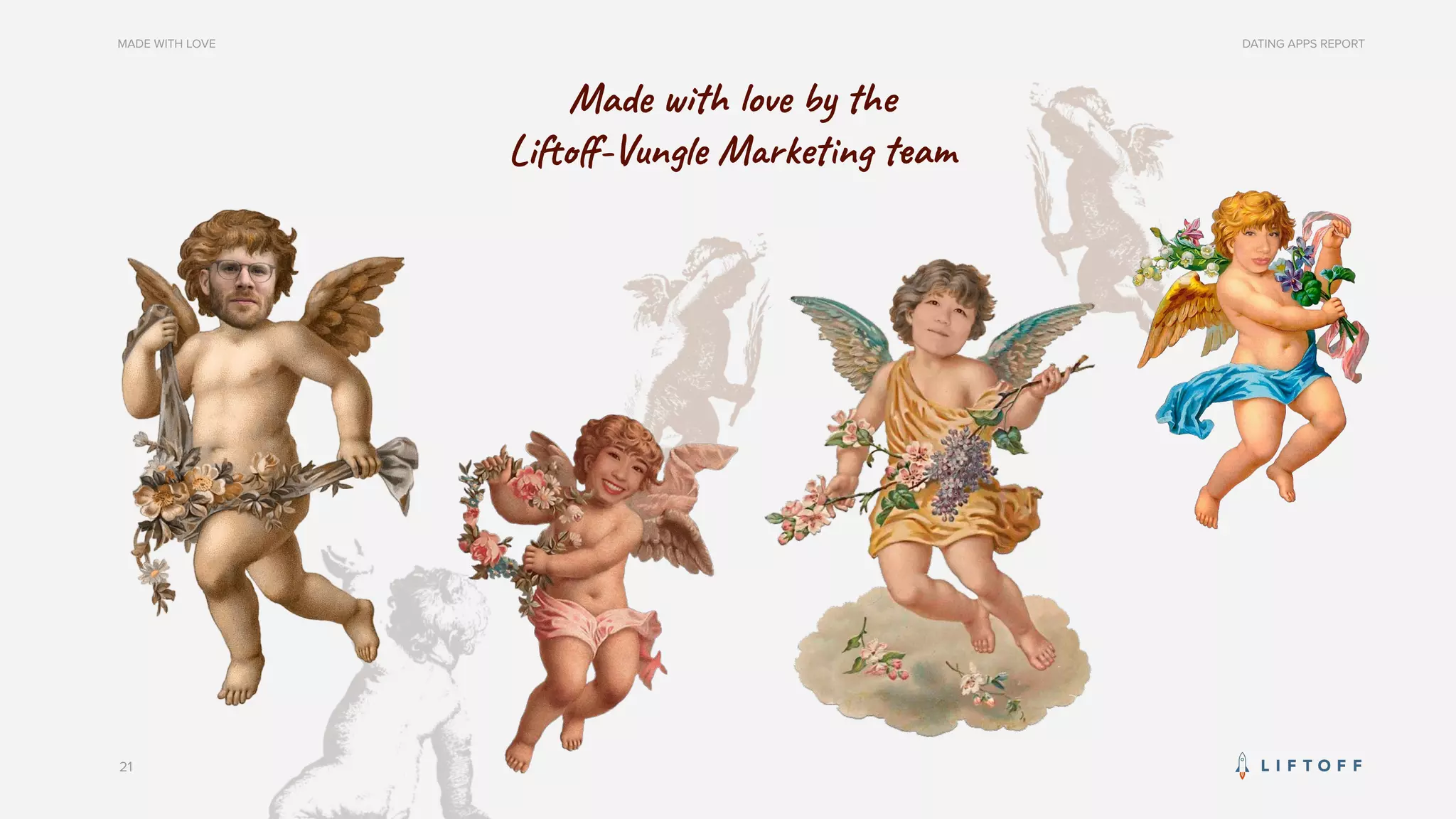 DATING APPS REPORT
21
MADE WITH LOVE
Made with Love
 