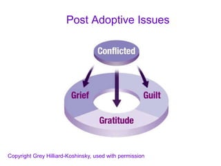 Post Adoptive Issues
Copyright Grey Hilliard-Koshinsky, used with permission
 