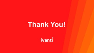 Copyright © 2022 Ivanti. All rights reserved.
Thank You!
 