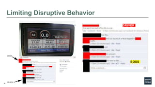 25
Limiting Disruptive Behavior
DRIVER
BOSS
 