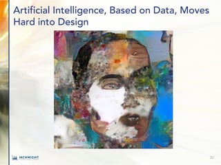 Artificial Intelligence, Based on Data, Moves
Hard into Design
20
 