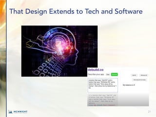 That Design Extends to Tech and Software
21
 