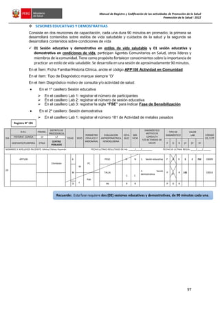Promsa 2022_Manual_His_Promsa. PROMOCION DE LA SALUD | PDF