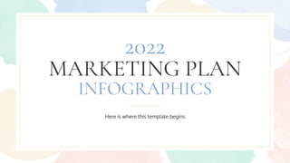Here is where this template begins
2022
MARKETING PLAN
INFOGRAPHICS
 