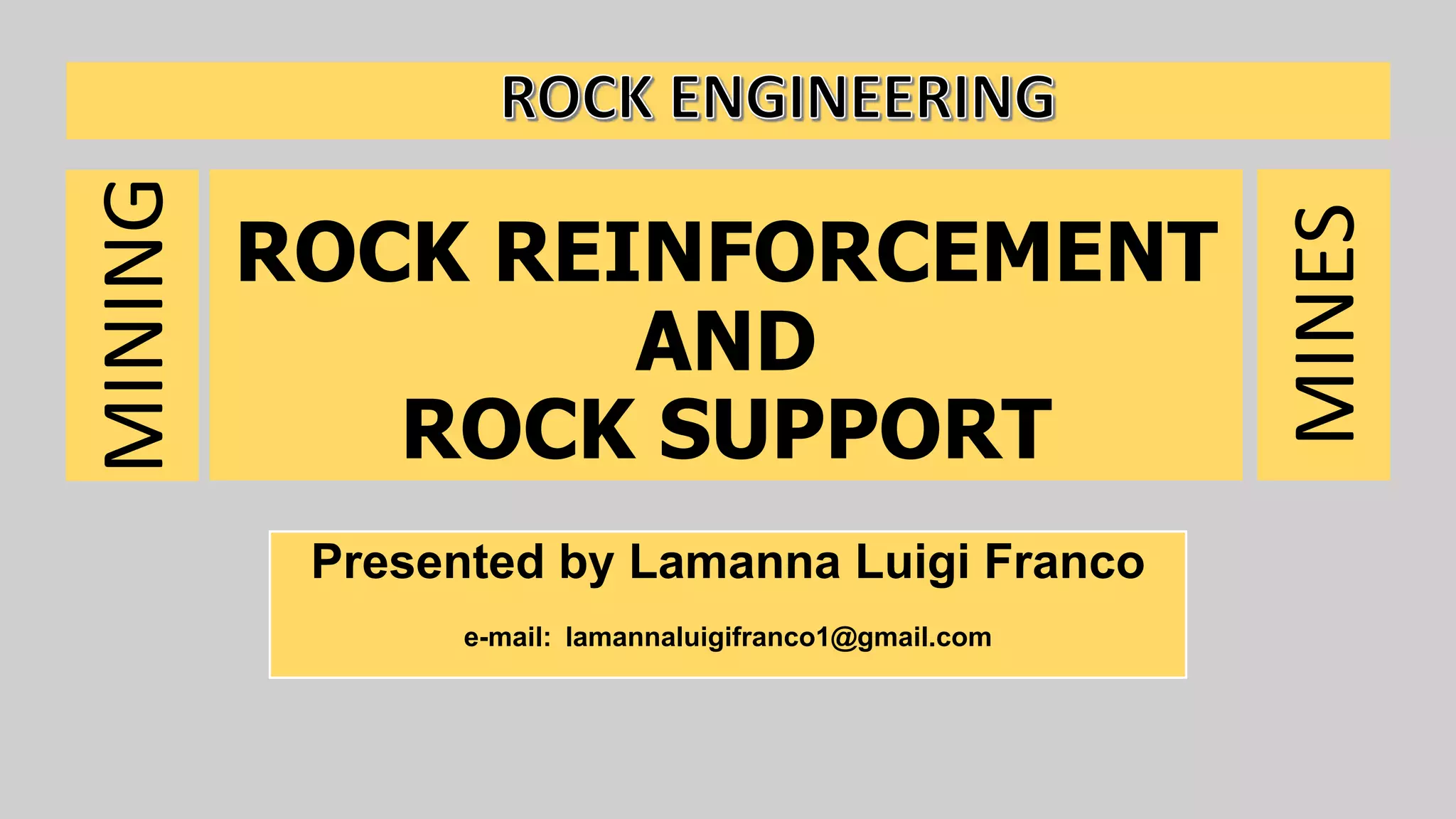 Rock Supportnet Rock reinforcement and rock support | PDF