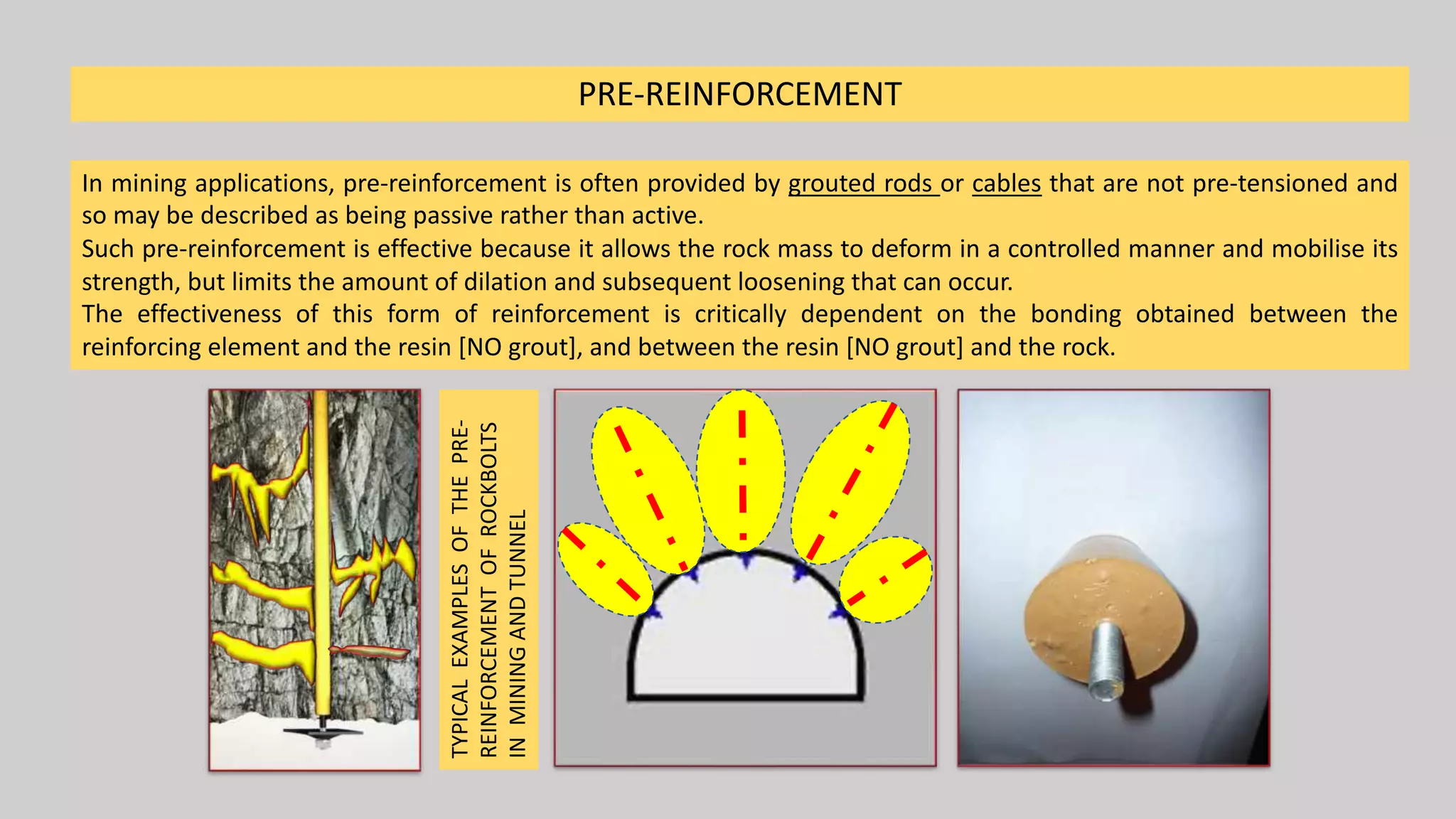 Rock Support Methods Rock reinforcement and rock support | PDF